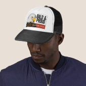 Bald Eagle "Bald & Proud" Trucker Hat Pet (In situ)