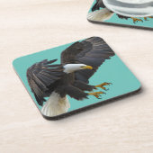 Bald eagle bier onderzetter (Linkerzijde)
