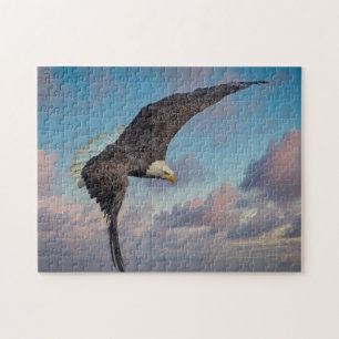 Bald Eagle bij het Conowingo Dam Legpuzzel