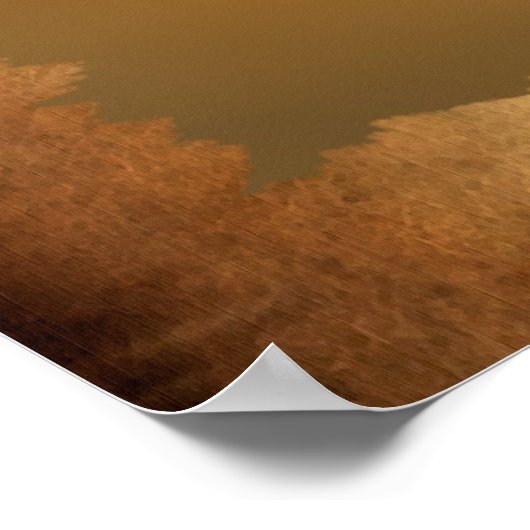 Bald Eagle bij Sunset Gratitude Series Poster (Hoek)