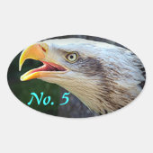 Bald Eagle Bin Stickers (Voorkant)