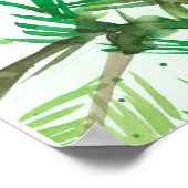 Bald Eagle Bird Brave Wise Sterke positieve woorde Poster (Hoek)