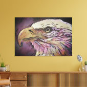 Bald Eagle Bird kunstwerk Canvas Afdruk (Insitu (Woonkamer))