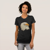 Bald Eagle Bird of Prey Design T-shirt (Voorkant volledig)