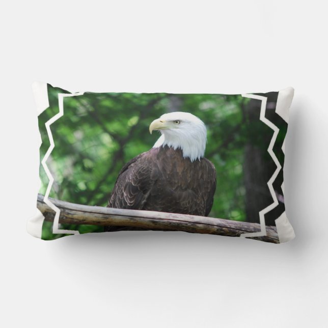 Bald Eagle Bird Pillow Kussen (Voorkant)