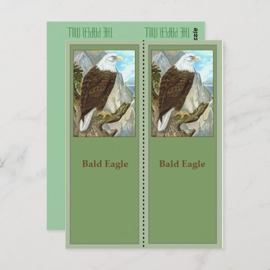 Bald Eagle Birding Bladwijzer Briefkaart (Voorkant / Achterkant)