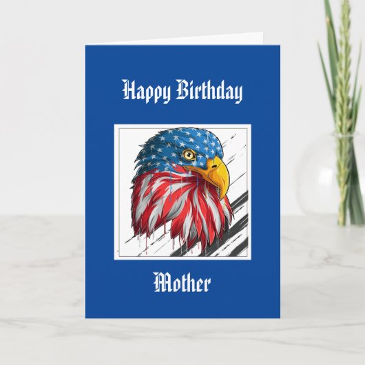 Bald Eagle Birthday Special Moeder Kaart (Voorkant)