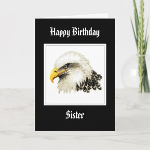 Bald Eagle - Birthday Zister Proud Militaire Kaart