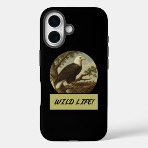 Bald Eagle Black Hoesje-Mate iPhone Case