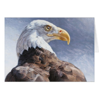 Bald Eagle Blank Card van Andrew Denman