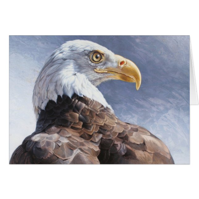 Bald Eagle Blank Card van Andrew Denman (Voorkant Horizontaal)