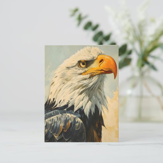 Bald Eagle  Briefkaart (Staand voorkant)
