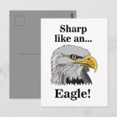 Bald Eagle Briefkaart (Voorkant / Achterkant)