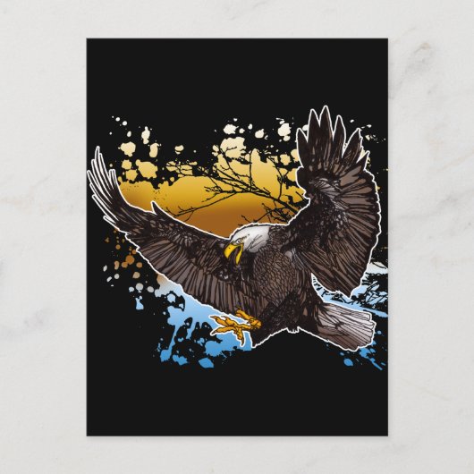 Bald Eagle Briefkaart (Voorkant)