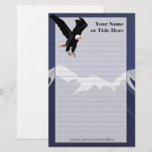 Bald Eagle Briefpapier (Voorkant / Achterkant)