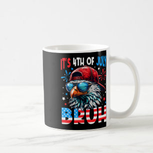 Bald Eagle Bruh 4 juli 4 juli Mannen Boys K Koffiemok