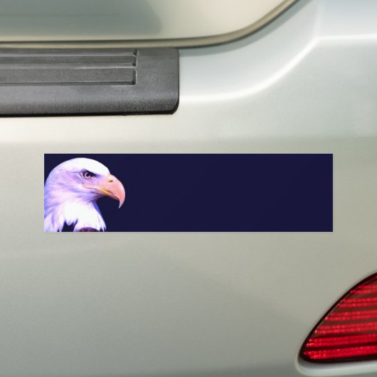 Bald Eagle Bumpersticker (Op auto)