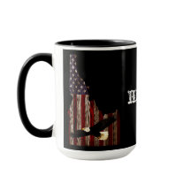 BALD EAGLE BURNT WOOD - IDAHO PATRIOT CLR