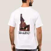 BALD EAGLE BURNT WOOD - IDAHO PATRIOT CLR T-SHIRT (Achterkant)
