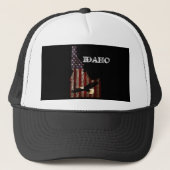BALD EAGLE BURNT WOOD - IDAHO PATRIOT CLR TRUCKER PET (Voorkant)
