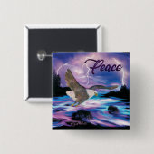 Bald Eagle Button (Voorkant /achterkant)