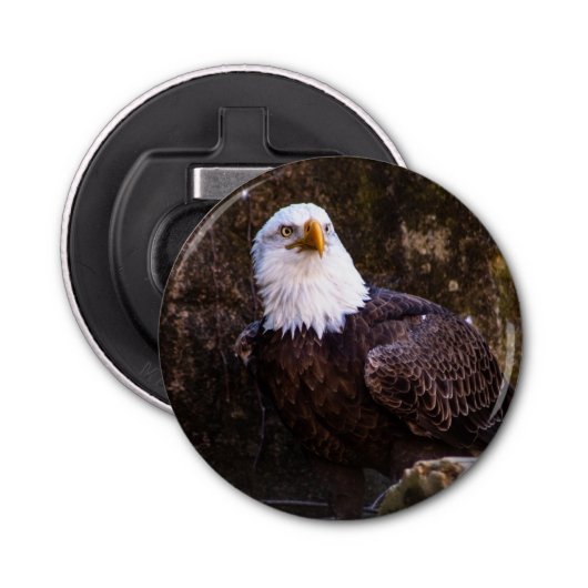 Bald Eagle Button Flesopener (Voorkant)