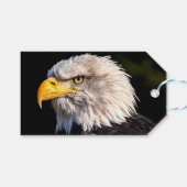 Bald Eagle Cadeaulabel (Voorkant (Horizontaal))