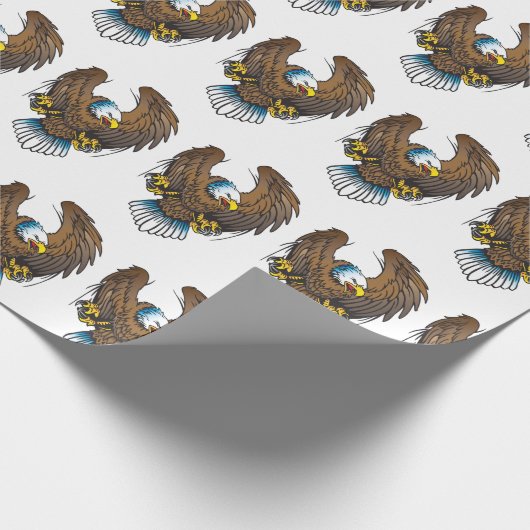 Bald Eagle Cadeaupapier (Hoek)