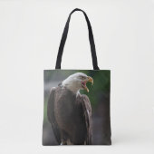 Bald Eagle Calling Tote Bag (Voorkant)