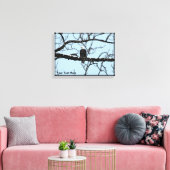 Bald Eagle Canvas Afdruk (Insitu (Woonkamer))