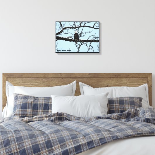 Bald Eagle Canvas Afdruk (Insitu (Slaapkamer))