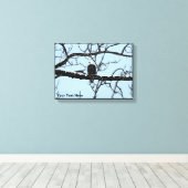Bald Eagle Canvas Afdruk (Insitu (Houten vloer))