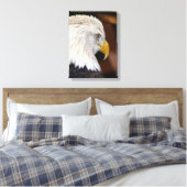 Bald Eagle Canvas Afdruk (Insitu (Slaapkamer))