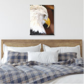 Bald Eagle Canvas Afdruk (Insitu (Slaapkamer))