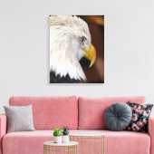 Bald Eagle Canvas Afdruk (Insitu (Woonkamer))