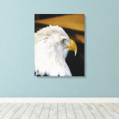 Bald Eagle Canvas Afdruk (Insitu (Houten vloer))