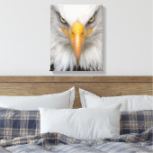 Bald eagle canvas afdruk (Insitu (Slaapkamer))