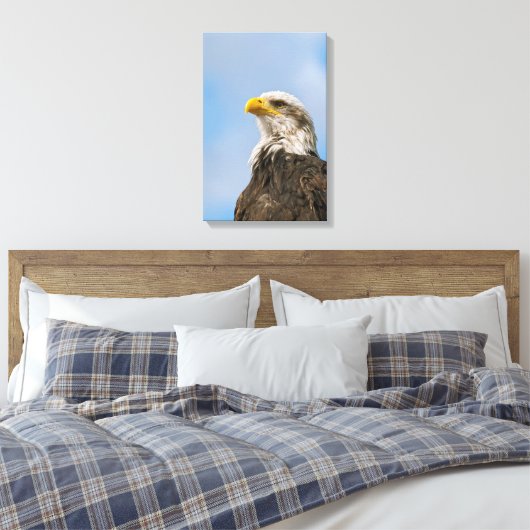 Bald Eagle Canvas Afdruk (Insitu (Slaapkamer))