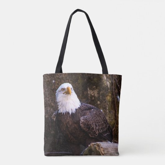 Bald Eagle Canvas tas (Achterkant)