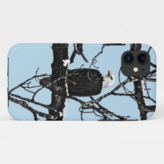 Bald Eagle Case-Mate iPhone Case (Achterkant (horizontaal))
