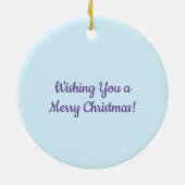 Bald Eagle Ceramic Ornament (Achterkant)