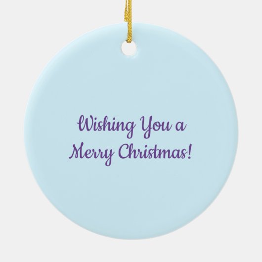 Bald Eagle Ceramic Ornament (Achterkant)