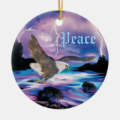 Bald Eagle Ceramic Ornament (Voorkant)