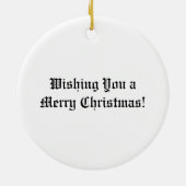 Bald Eagle Ceramic Ornament (Achterkant)