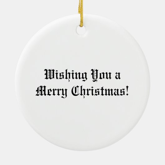 Bald Eagle Ceramic Ornament (Achterkant)