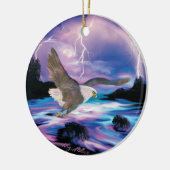 Bald Eagle Ceramic Ornament (Links)