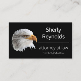 Bald Eagle charming aanpasbaar Visitekaartje