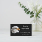 Bald Eagle charming aanpasbaar Visitekaartje (Staand voorkant)