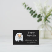 Bald Eagle chic aanpasbaar Visitekaartje (Staand voorkant)