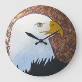 Bald Eagle Clock Grote Klok